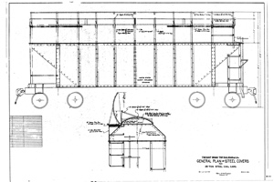 (image for) General Plan of 35-ton Hopper with Cover