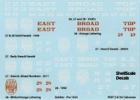 (image for) EBT Caboose Decal Lettering, S scale