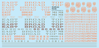 (image for) EBT Passenger Car Decal Lettering, O scale