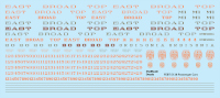 (image for) EBT Passenger Car Decal Lettering, S scale