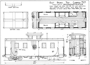 (image for) East Broad Top Caboose No. 27