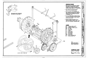 (image for) Isometric View of Locomotive Wheel Lathe