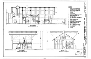 (image for) Longitudinal and Transverse Sectional Views of Foundry
