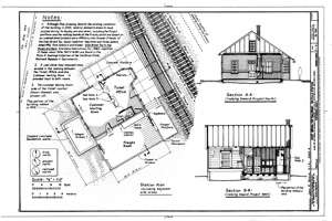 (image for) Saltillo Station Plan and Sectional Views