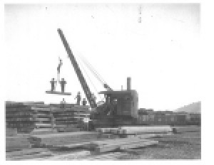 (image for) Pennsylvania Railroad Tie Plant and Crane