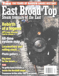 (image for) Trains Magazine East Broad Top Special Issue