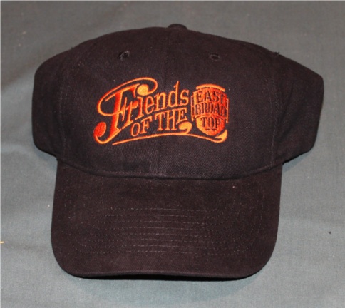 (image for) FEBT Logo Cap, black with orange logo