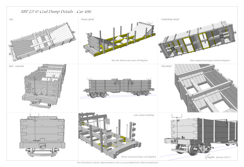 EBT Billmeyer &amp; Smalls 30,000 lb. Capacity Coal Dumps