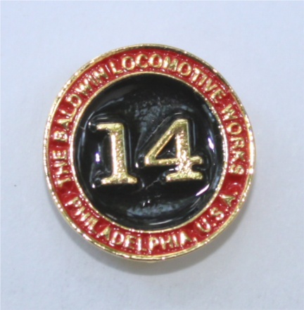 (image for) EBT Locomotive No. 14 Jewelry Pin