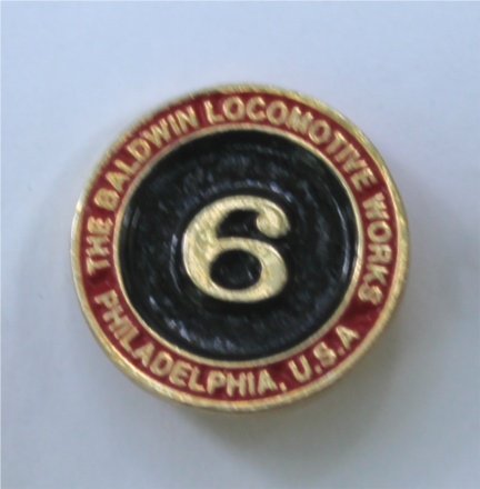 (image for) EBT Locomotive No. 6 Jewelry Pin