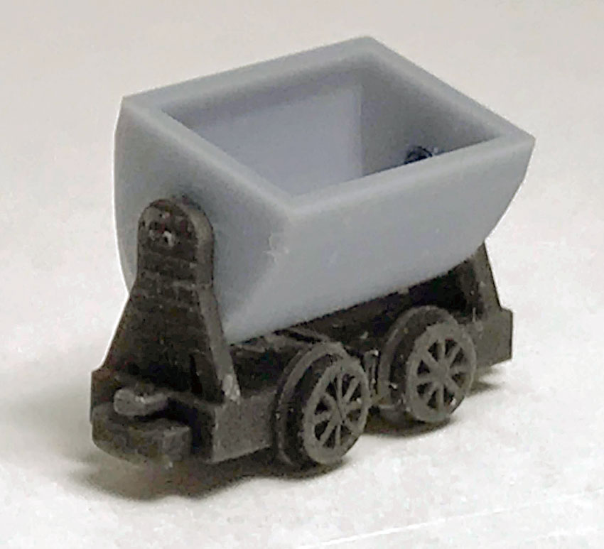 (image for) HO Scale Tipping Rock Car