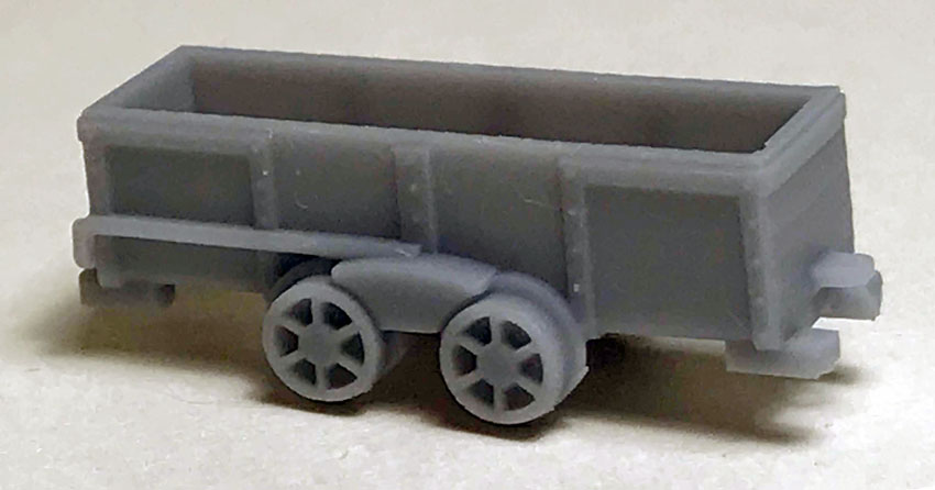 (image for) HO Scale Straight Side Mine Car