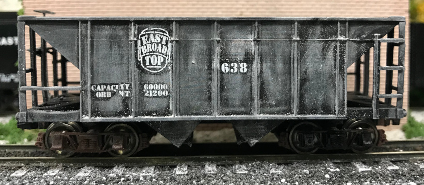 (image for) HO-Scale East Broad Top 1930 22 ft. 2-Bay Hopper Kit