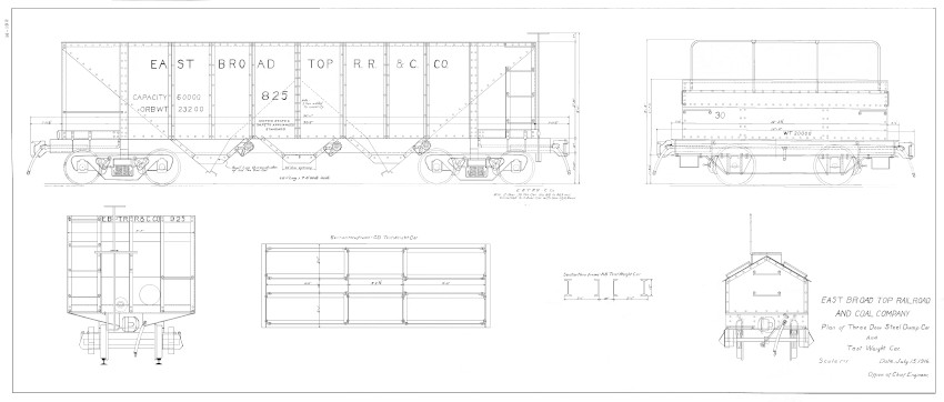 (image for) 35 Ton 3-Bay Hopper and Scale Test Car