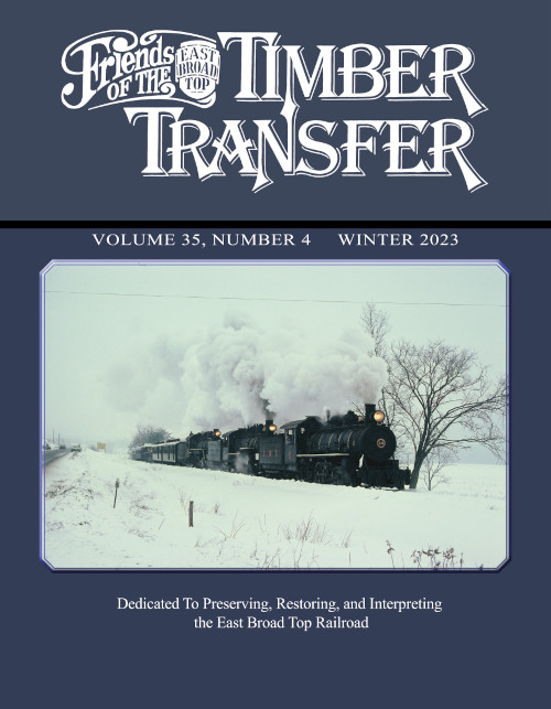 (image for) Timber Transfer Vol. 35, No. 4, Winter 2023 (printed)