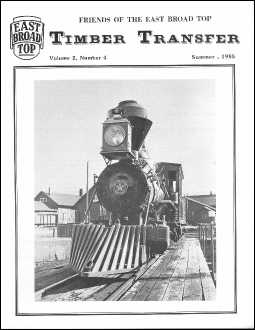 (image for) Timber Transfer Vol. 2 No. 4, Summer 1985