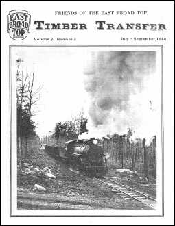 (image for) Timber Transfer Vol. 3 No. 3, July-September 1986
