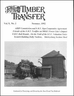(image for) Timber Transfer Vol. 9 No. 2, Summer 1992