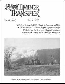 (image for) Timber Transfer Vol. 11 No. 3, Winter 1995