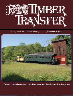 (image for) Timber Transfer Vol. 28 No. 2, Summer 2016 (printed)
