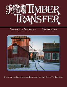 (image for) Timber Transfer Vol. 28 No. 4, Winter 2016 (printed)