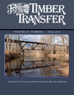 (image for) Timber Transfer Vol. 29 No. 3, Fall 2017 (printed)